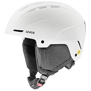uvex Glance MIPS - robuster Skihelm für Damen und Herren - individuelle Größenanpassung - optimierte Belüftung - weiß matt - 58-62