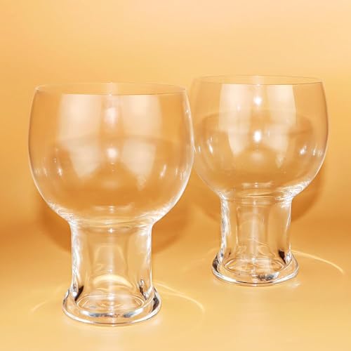 Image of 450ML Water Glasses Set of 6, Drinking Tumbler & Highball Glasses, Premium Juice Glasses for Cocktail, Mocktail, Soft Drinks, Beer & Beverages, Glassware for Home, Kitchen & Restaurant