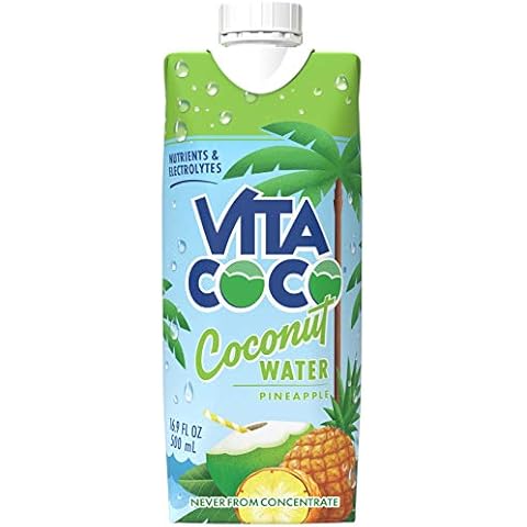 Vita Coco Coconut Water, Pineapple, 16.9 Fl Oz Cover