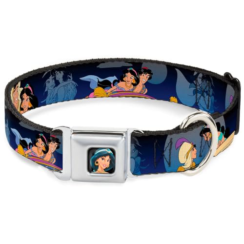Jasmine Close- Up Vollfarbiges Sicherheitsgurt- Halsband, Aladdin- und Jasmin- Szenen