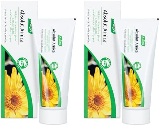 A.Vogel Absolut Árnica | Gel para músculos cagados y zona articular | Moratones por caídas y golpes | Alta concentración de Árnica montana | 100 ml (Paquete de 2)