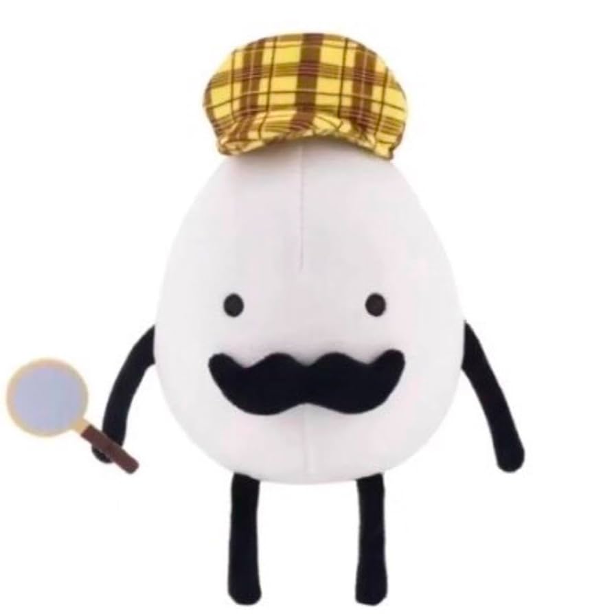 Amazon.co.jp: ひみつのおるすばん 探偵たまご ぬいぐるみ 卵