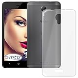 mtb more energy® Schutz-Hülle Clear und Slim für Wiko Jerry 2 (5.0'') - transparent - flexibel - TPU Silikon Hülle Cover Tasche