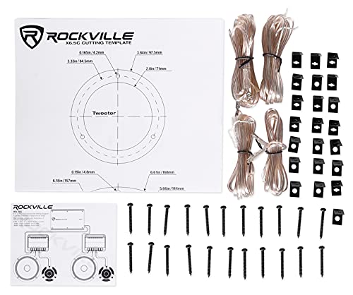 Rockville X6.5C Pair Competition 6.5" Component Car Speakers, 4 Ohm by Rockville - Used condition - Image 9