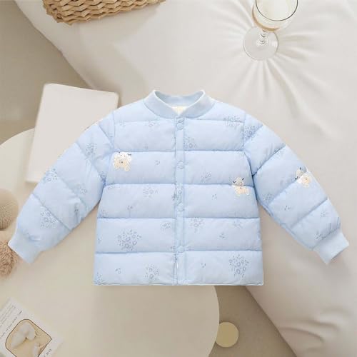 XOGWVJ Girls Winter Puffer Jacket Warm Zip Up Quilted Coats 2-8 Years - image 8