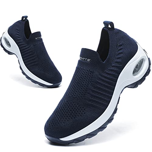 Hanani Basket Femme sans Lacets Chaussures de Sport pour Femme Legere Décontractées et...