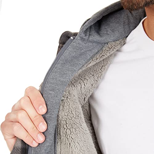 Image of Smith's Workwear Men's Big Men's Sherpa-lined Microfleece Shirt Jacket