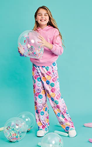 Image of iscream Big Girls Silky Soft Plush Bold Print Fleece Pants - Bake Shop Collection Collection