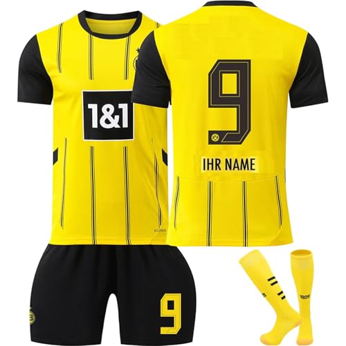 MVNBFSP Personalisiertes Dortmund BVB Football Trikot Kinder Erwachsene...