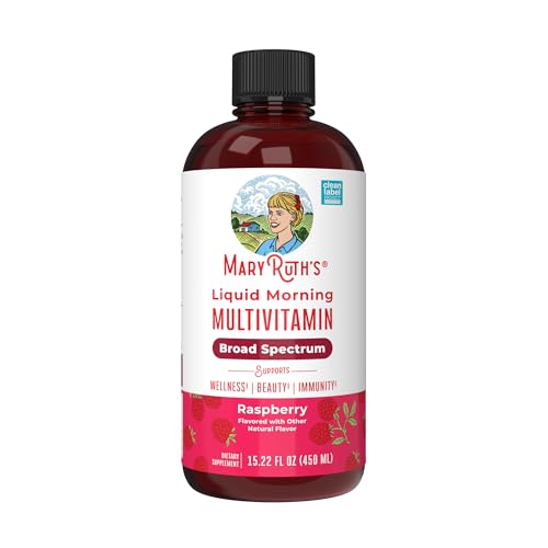 MARYRUTH'S Multivitamin for Women, Men & Kids | Liquid Morning Multivitamin | Vitamin A C D E B6 B12 Biotin Zinc | Beaut - Detailed View