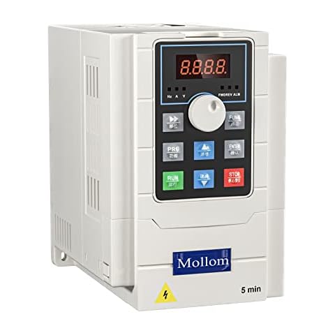 VFD 220V 1.5KW Motor Inverter by Mollom Cover