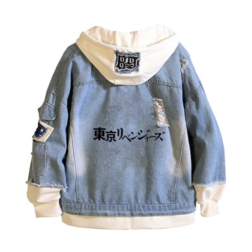 NAGBCTY Sudadera con Capucha de Algodón Tokyo Reven-gers, Ligera, Ideal para Ropa Casual y Deportiva(Multicolor 10,2XL)