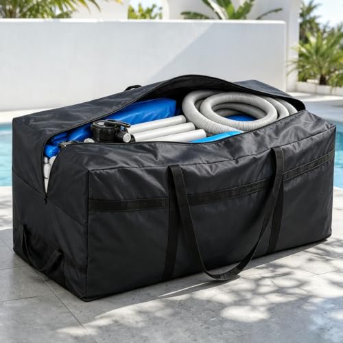 Hyperzoo Extra Large Storage Bags for Pool Accessories Storage, 600D Oxford