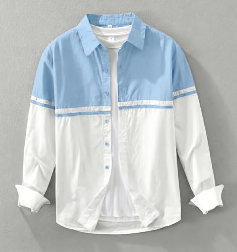 Image of Afflatus Men's Stylish Cotton Casual Shirt | Full Sleeve Button-Down Shirt | Comfortable Breathable Fabric | Perfect for Casual Office and Outing Wear