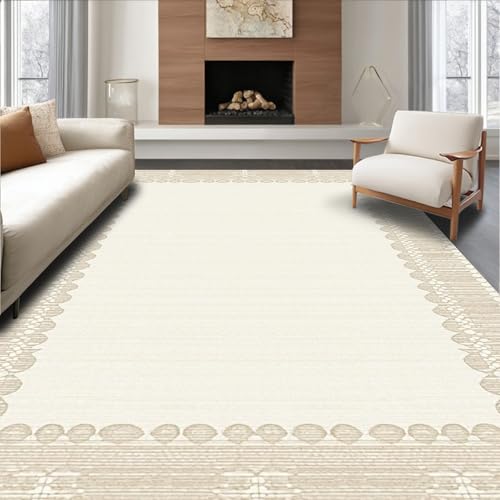 ODIKA Flatwoven High Traffic Area Rug 8x10, Timeless Subtle Jute