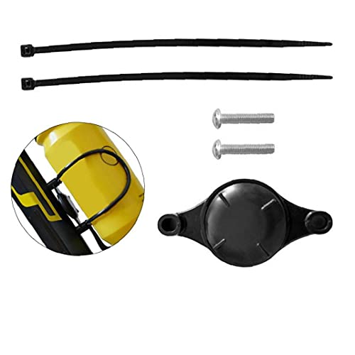 Protection Localisateur Vélo Support Vélo Universel Pour AirTag Heveer - Cache Sous Selle - Antivol Avec Serre-Câbles Heveer Universel