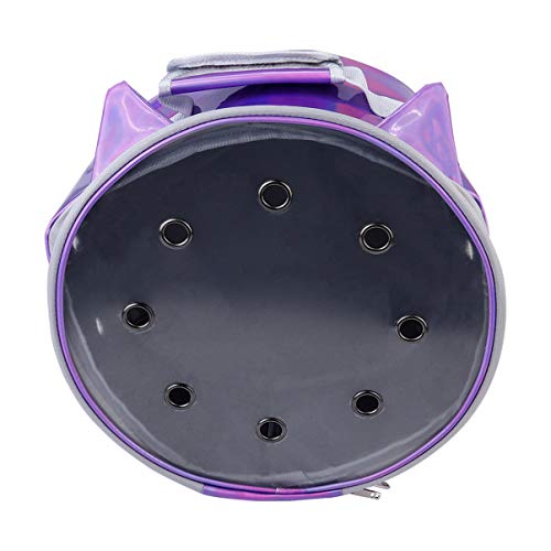 KESYOO Mochila para animais de estimação, bolsa transparente para filhotes de cachorro, mochila tran