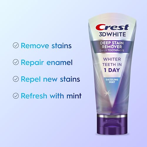 Crest 3DWhite Brilliance Deep Stain Remover Dazzling Mint Toothpaste - 2.1oz - image 2