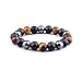 Bracelet Triple Protection Oeil de tigre, perles en hématite et obsidienne noire de l'UEUC