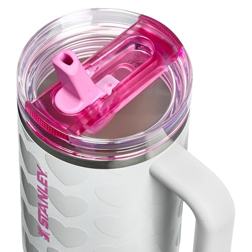 Image of STANLEY Quencher ProTour Flip Straw Tumbler with Leakproof Lid 40 oz | Built-In Straw & Handle | Cupholder Compatible for Travel | Insulated Stainless Steel Cup | BPA-Free | Frost Lovely