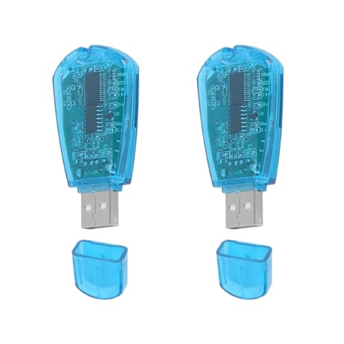 Beufee Adattatore per Scheda SIM da 2 Pezzi, Lettore di Schede SIM Clone Card Reader Writer Copia Clone Writer con CD per Computer QQ/ICQ/MSM/PC
