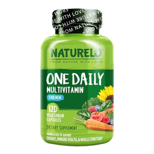 NATURELO Mens Multivitamins - One Daily Multivitamin for Men with Vitamins, Minerals & Organic Whole Foods, Boost Energy & Health, Non-GMO, 120 Vegetarian Capsules