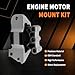 GLOCRORET 3Pcs Engine Motor Mount Kit Compatible with Jeep Renegade 2015-2020, Compass 2017-2020, for Fiat 500X 2016-2018, Ram Promaster City 2.4L 2015-2020, Replaces 68363756AA 68258599AA 68363755AA