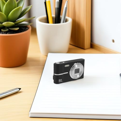 Cámara Digital Compacta Toddmomy Estilo Vintage Negra miniatura 6