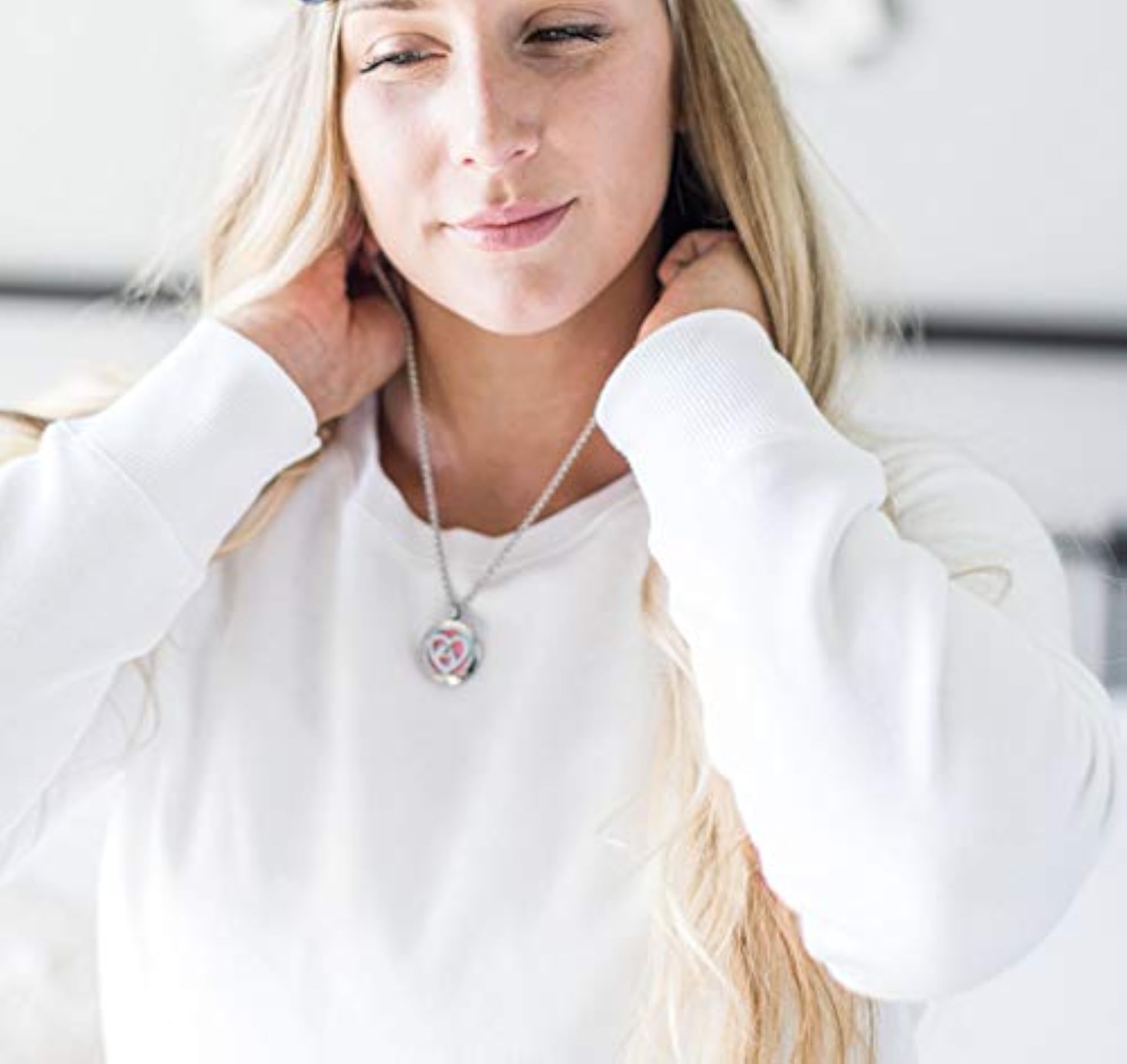 Mother's Heart Essential Diffuser Necklace Set