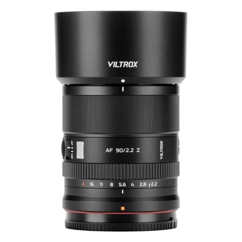 Image of VILTROX 90mm f /2.2 EVO Z Lens, AF 90mm F2.2 APS-C Autofocus Large Aperture Portrait Telephoto Prime Lens Compatible with Nikon Z-Mount Cameras Z5, Z5ll, Z6, Z6ll, Z7, Z7ll, Z8, Z9, Z30, Z50, ZFC, ZR
