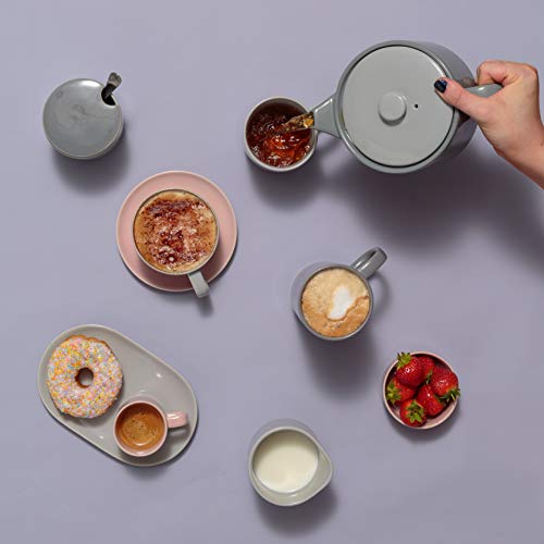 Typhoon Cafe Concept Snack Saucer, Grey, Dark Grey, 20*12.8 centimeters - Image 3