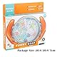 Georgie Porgy Labyrinth Puzzle Spiel für Kinder Brettspiel Reisespiel 3D Brain Teasers Herausforderungen Coole Zahnrad Disk Spielzeug Geschenke für Jungen Mädchen (Orange)