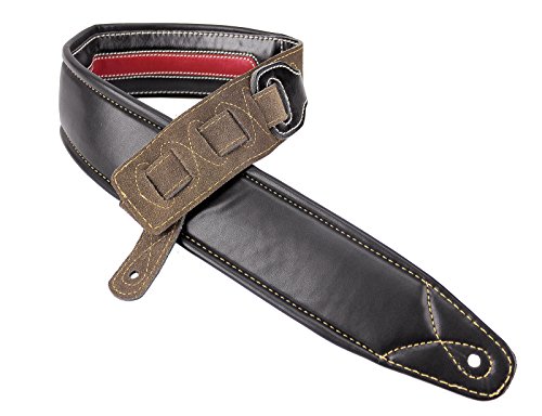 Walker & Williams C-34 Sangle rembourrée en cuir pleine fleur faite à la main pour guitares acoustiques, électriques et… - Les Beatles, Paul McCartney, John Lennon, RIngo Starr, George Harrison Walker & Williams C-34 Sangle rembourrée en cuir pleine fleur faite à la main pour guitares acoustiques, électriques et… – Image 7