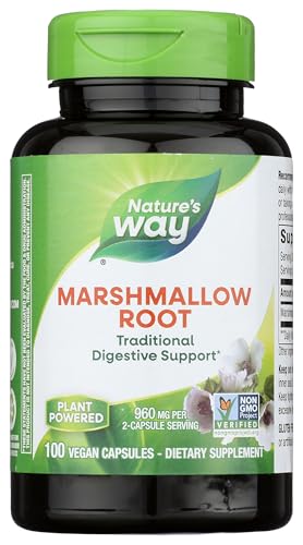 Natures Way Premium Herbal Marshmallow Root 960 mg per Serving 100 VCaps