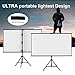Small Portable Projector Screen Tripod Stand -lejiada Mobile Projection Screen, Lightweight Carry & Durable Easy Adjustablle for Schools Meeting Conference Indoor Outdoor Use, 60 Inch