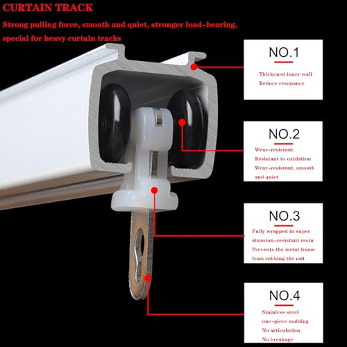 Riel de aluminio estructural para duchas con accesorios Clete integrados 5