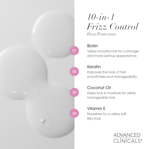 Advanced Clinicals Crema Anti-Frizz Hidratante 7.5 Fl Oz miniatura 4