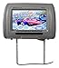 New Rockville RDP931-GR 9” Gray Car DVD/USB/HDMI Headrest Monitors+Video Games