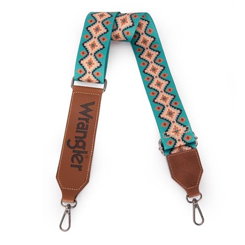 Image of Wrangler Strap Western Purse Straps Replacement Crossbody Handbag Adjustable Aztec Wide Guitar Strap
