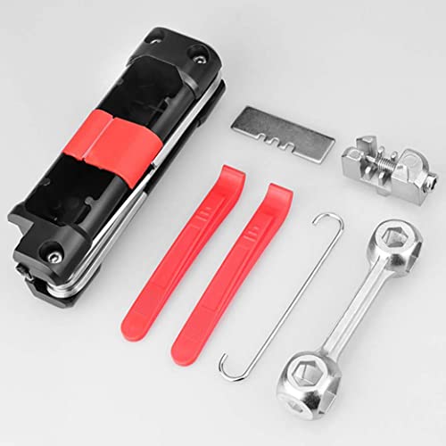 Bicycle Repair Kit Multifunctional 14 in 1 Foldable Bike Maintenance Tool Set Black,Bicycle Multi Tool - Image 7