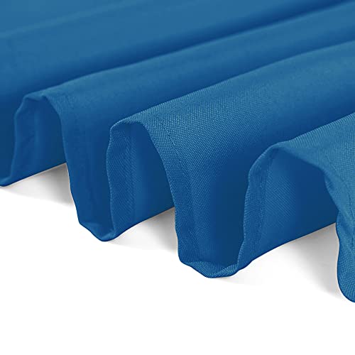 Rectangle Tablecloth 90X132 Inch Washable Polyester Fabric Table Cloth For Wedding Party Dining Banquet Decoration（90X132, Mediterranean Blue） #TOP4