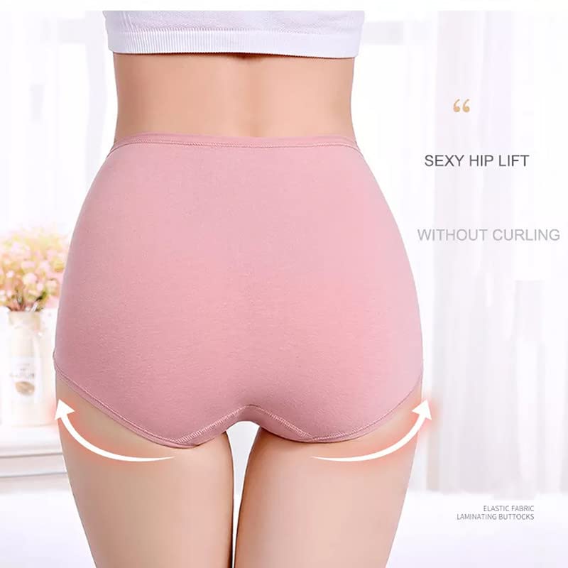 Image of Women's Multicolor Nylon Cotton High Waist Tummy Control Panty