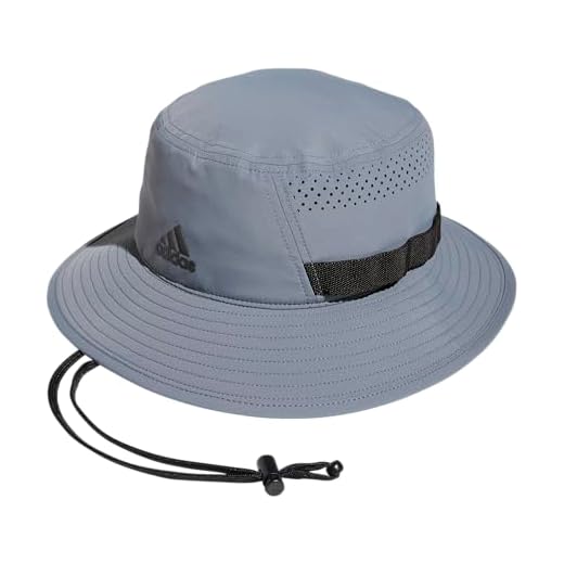 adidas Men's Victory 4 Bucket Hat, Grey, Large-X-Large