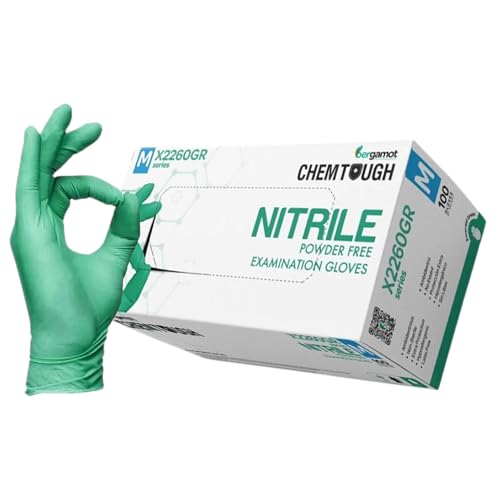 CHEMTOUGH Nitrile Powder Free (100) Gloves - EN & ASTM certified