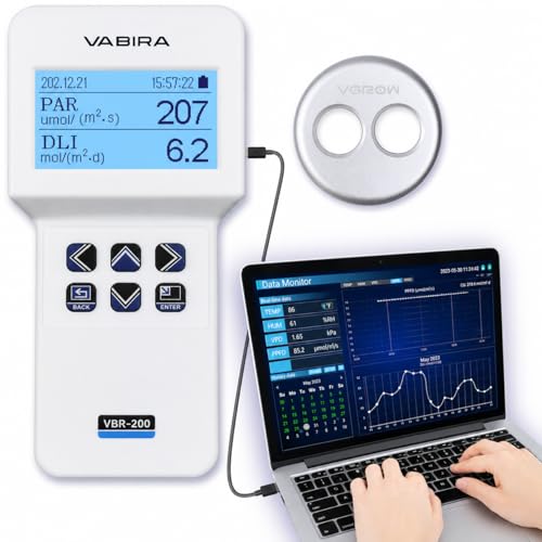 VBR-200 PAR Meter for Grow and Data Logging