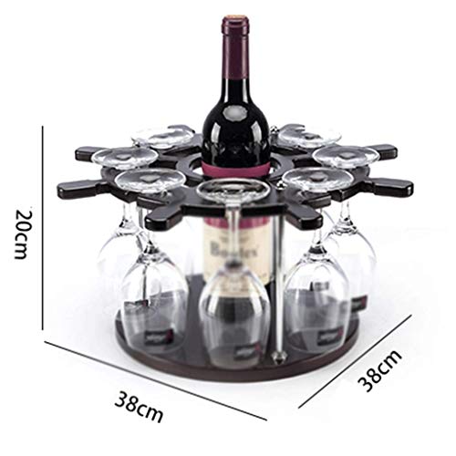 DINGYXIN Weinglashalter aus Holz, Arbeitsplattenregal, umgedreht, kreatives Weinregal, Weinglasregal für Küche, Esszimmer und Bar 3 DINGYXIN Weinglashalter aus Holz, Arbeitsplattenregal, umgedreht, kreatives Weinregal, Weinglasregal für Küche, Esszimmer und Bar