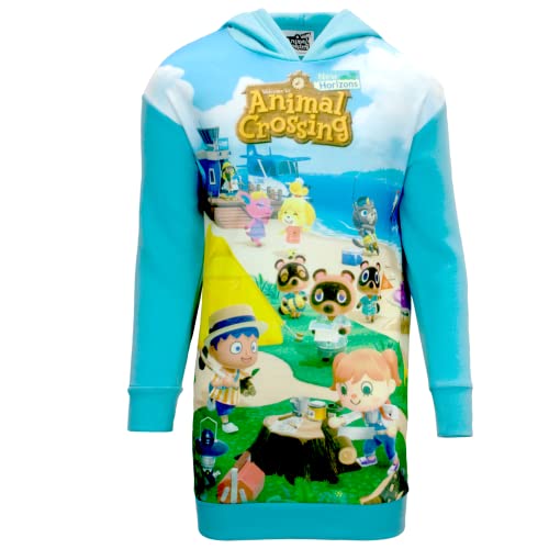 Nintendo Girls Hooded Dresses, Animal Crossing New Horizons Hoodie Dresses for Girls2