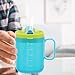 Abaodam Elderly Care Cup Elderly Drinking Cup Disabled Straw Handles Mug Adults Spill Proof s Prevent Spill s Tremors Waters Pregnant Woman Pp Liquid Drink, Green