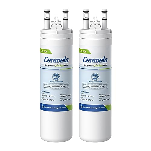WF3CB Frigidaire Replacement Water Filter, Compatible with Frigidaire WF3CB, Pure Source 3, 706465, 242069601, 242086201, 242017800, WF425, Height 9 inches, Pack of 2