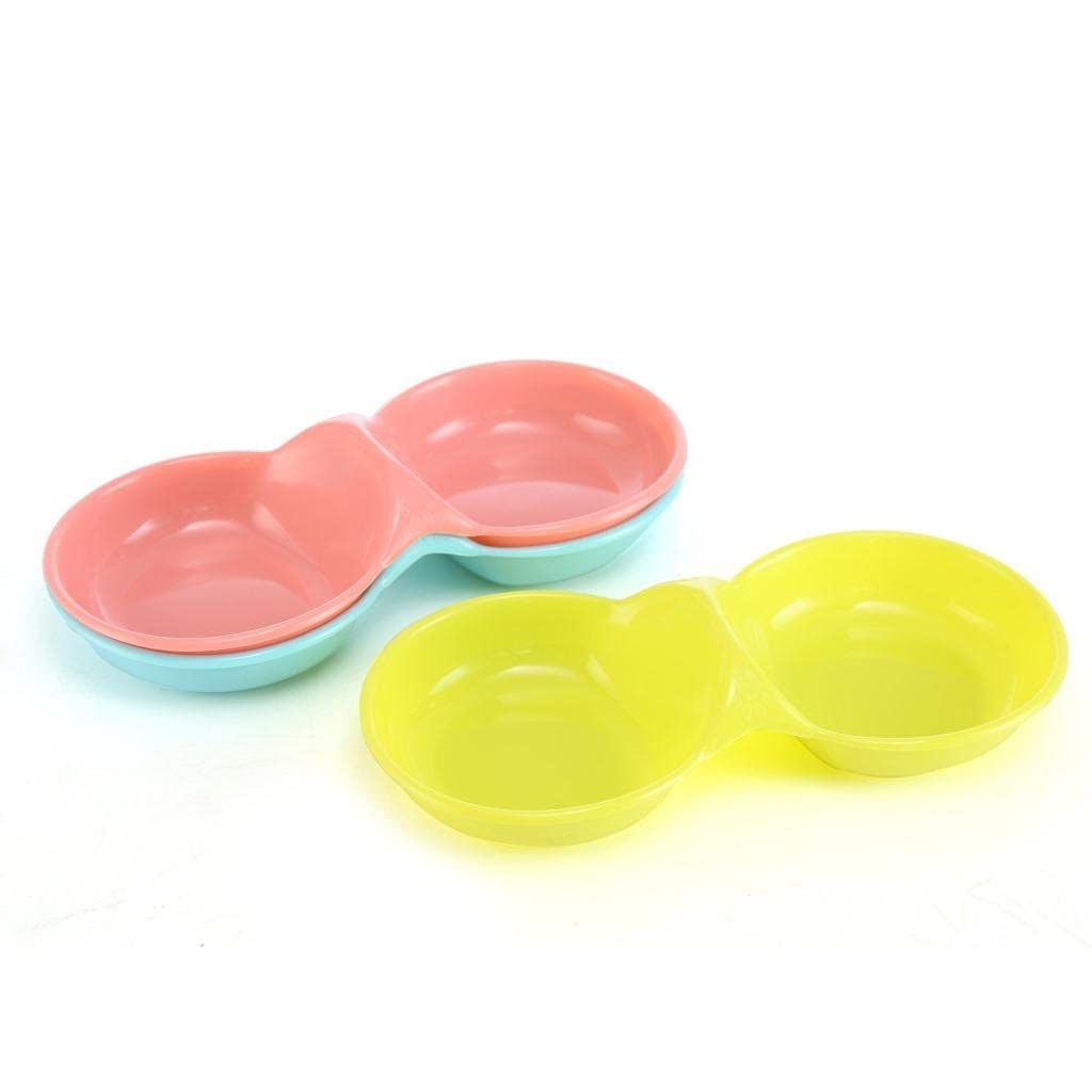 Pets Empire Candy-Colored Plastic Pet Double Bowl (Buy 1 Get 1 Free) Color May Vary (B093ZYY6BD) Amazon Price History, Amazon Price Tracker